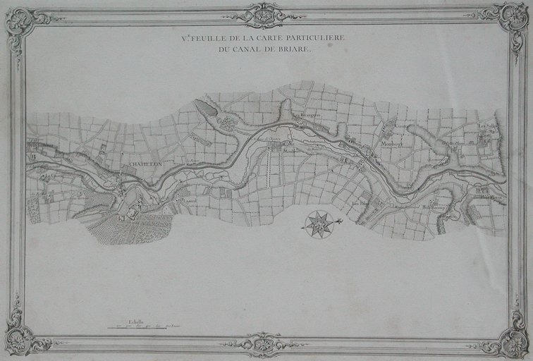 V.e feuille de la carte particuliEre / du canal de BRIARE (titre inscrit)_0