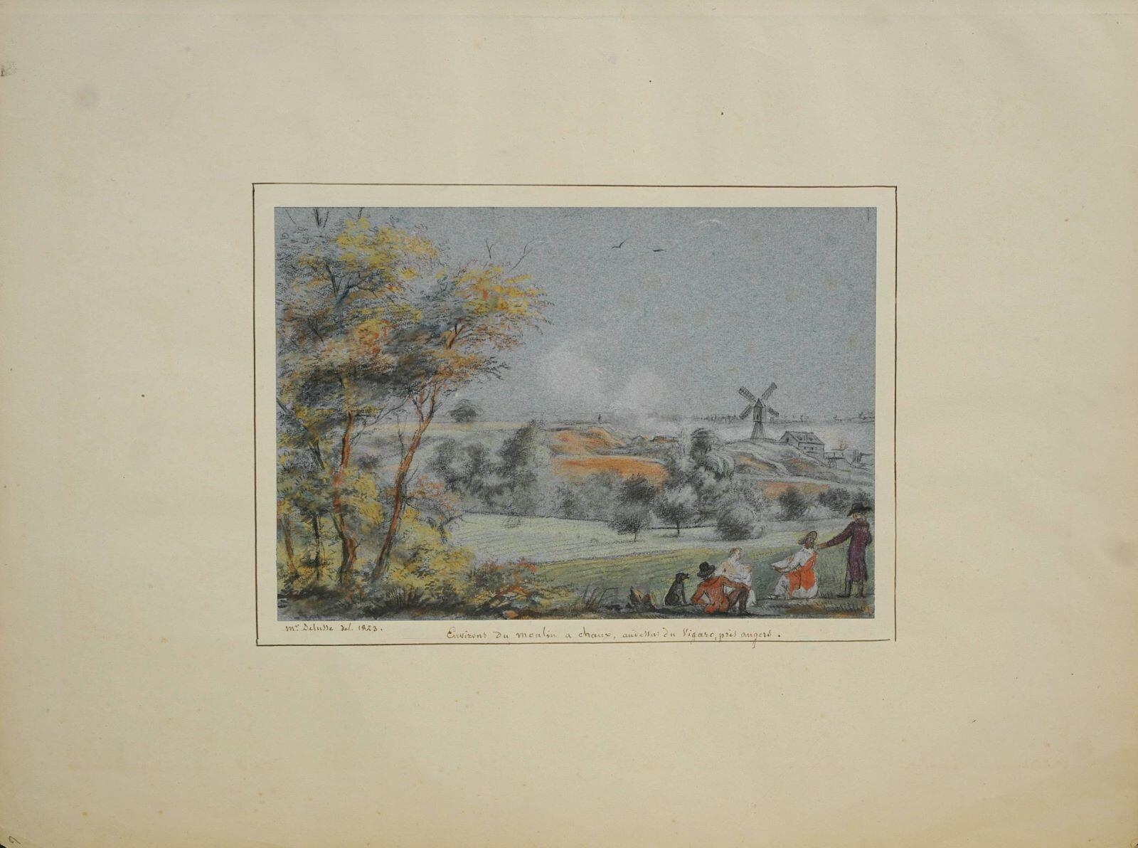 Environs du moulin a chaux, audessus du Vigaro, près Angers. (titre inscrit)_0