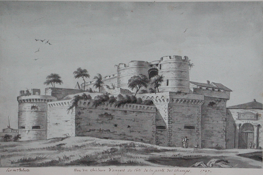 Vue du château d’angers du côté de la porte des champs , 1787 (titre inscrit)_0