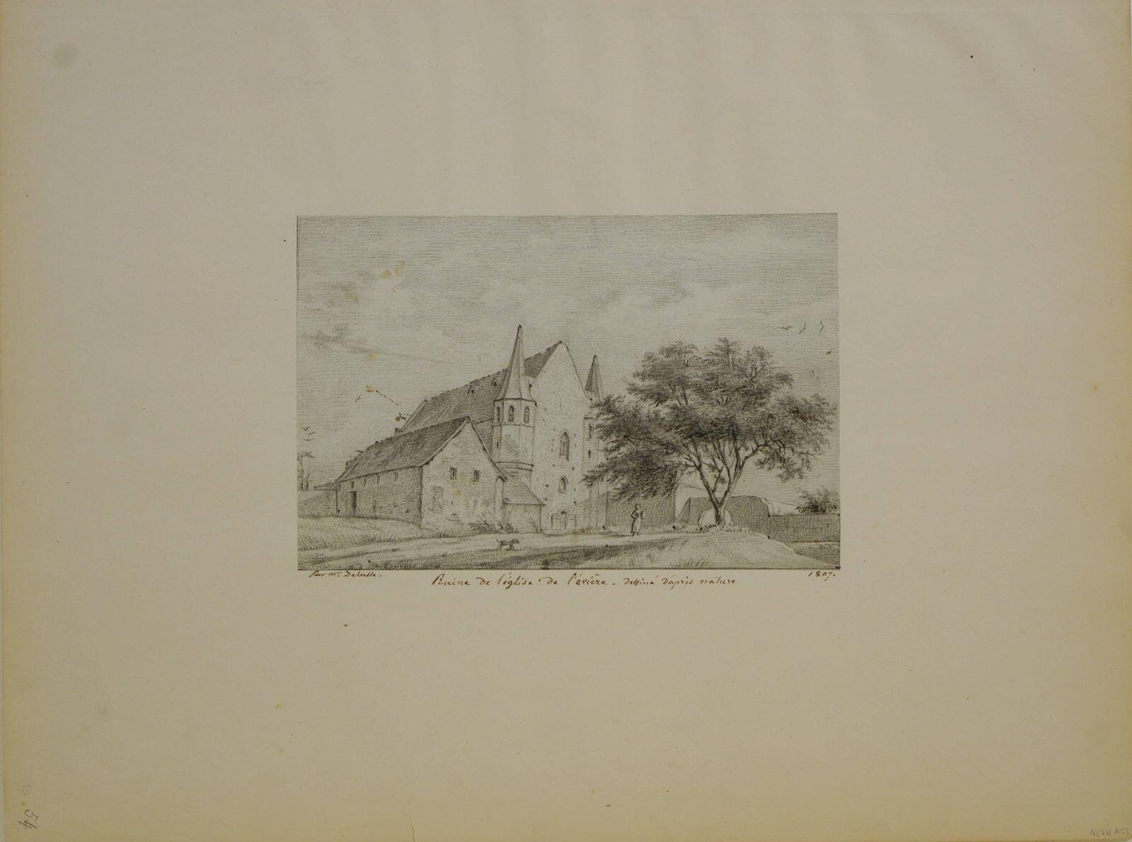 Ruine de l’église de l’évière (titre inscrit)_0