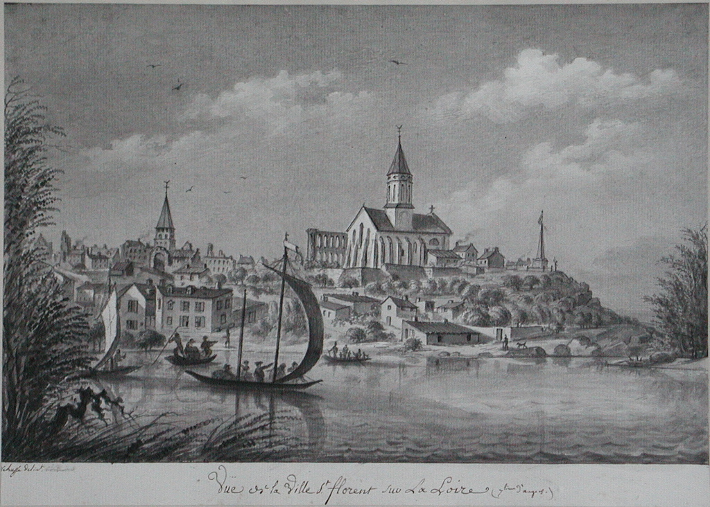 Vue de la Ville St Florent sur la Loire (7 lieues d’angers.) (titre inscrit)_0