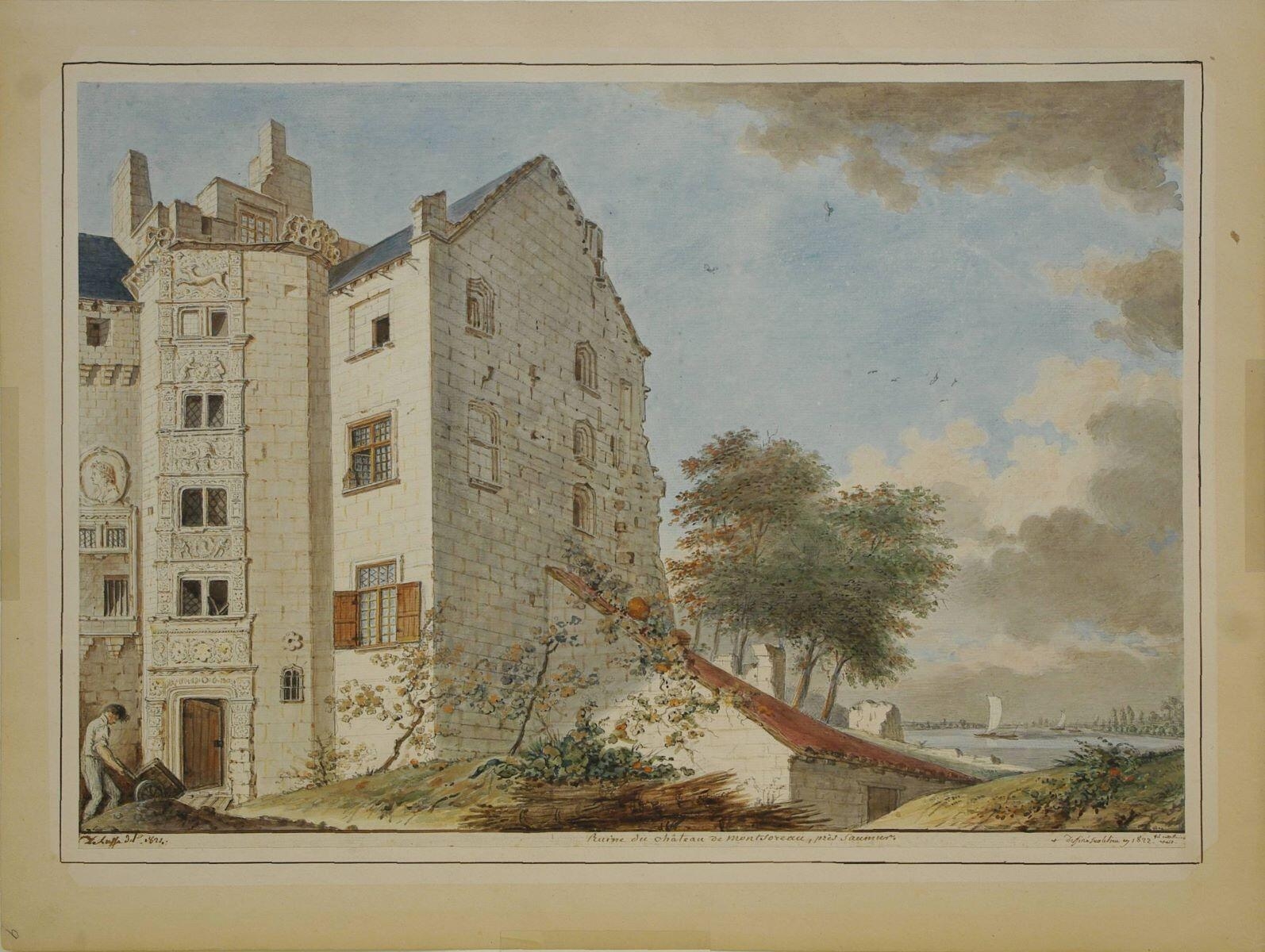 Ruine du château de Montsoreau, près de Saumur.  (titre inscrit)_0
