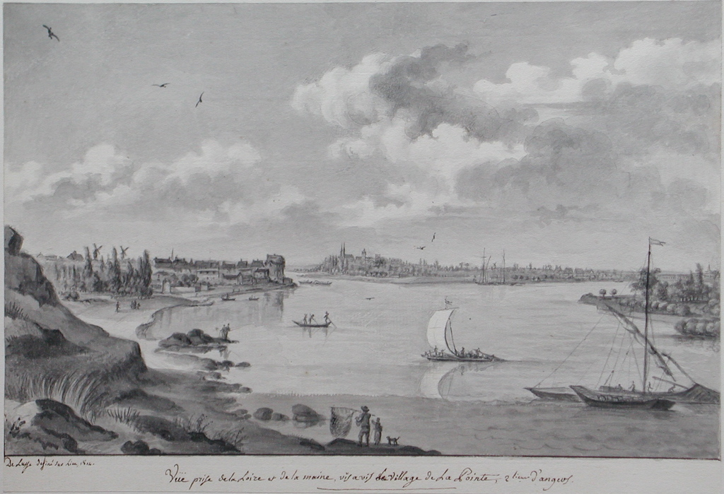 Vue prise de la Loire et de la Maine, vis à vis le village de la Pointe, 2 lieues d’Angers (titre inscrit)_0