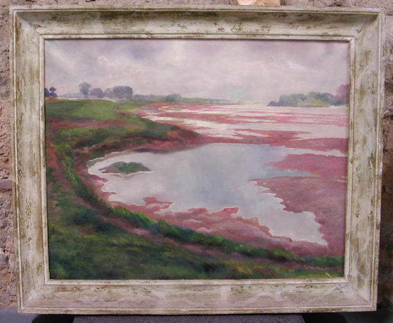 La Loire et banc de sable à Châteauneuf (titre d’usage), Camille Roche, 1ère moitié 20e siècle