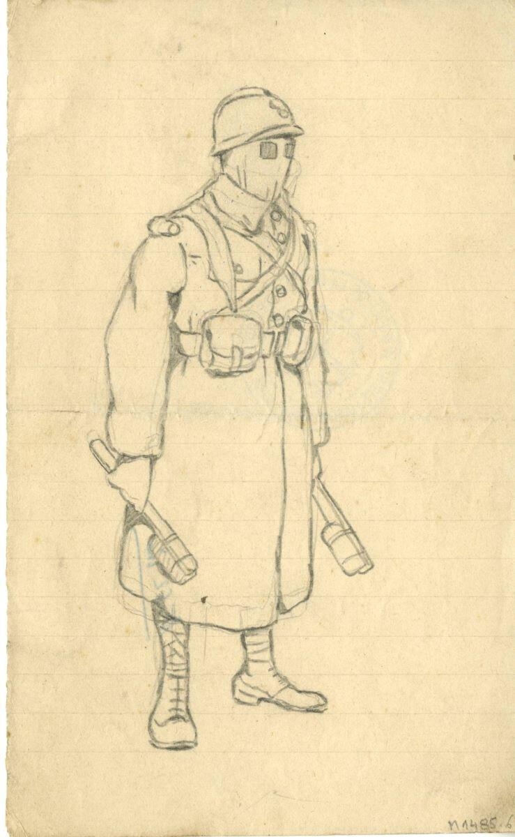 Soldat français, André Milan, 1914-1918