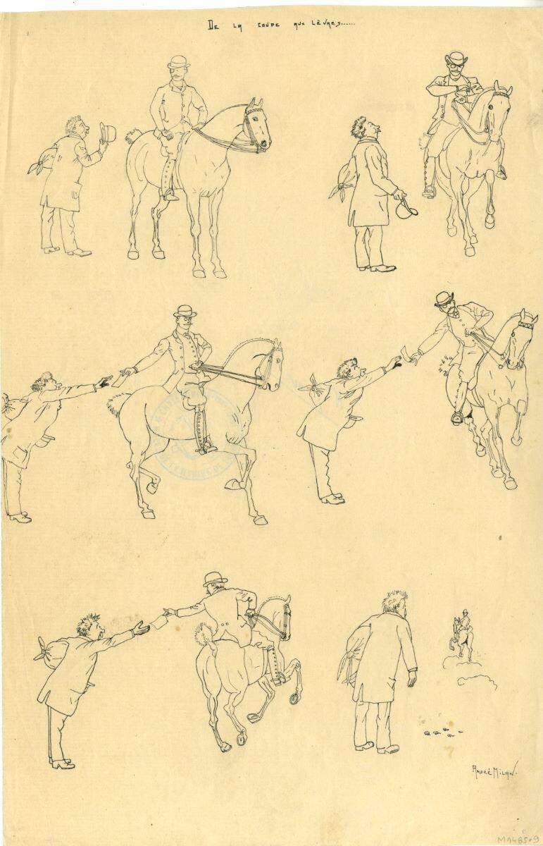De la coupe aux lèvres...., André Milan, 1er quart 20e siècle