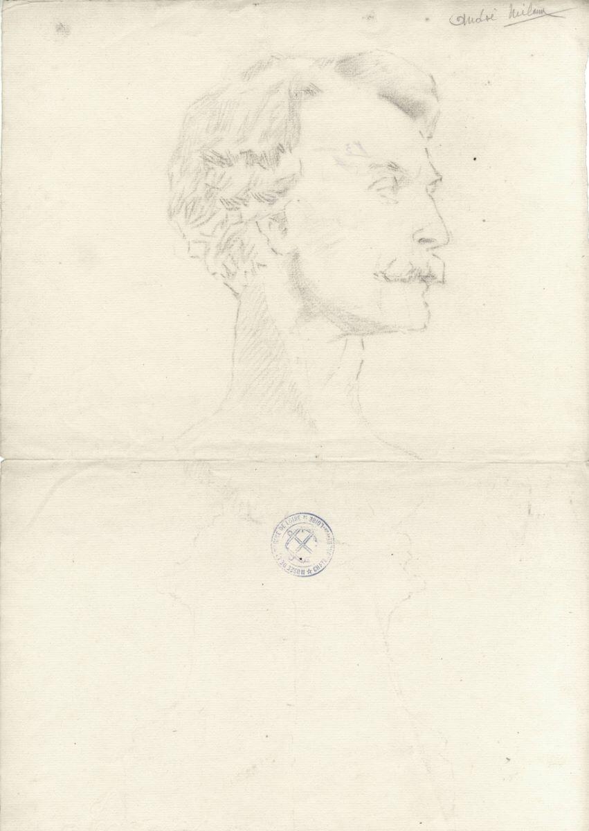Portrait d'un homme, André Milan, 1909?