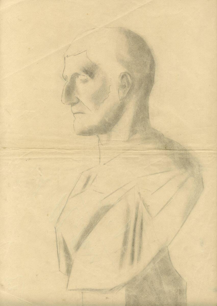Portrait d'un homme, André Milan, 1909