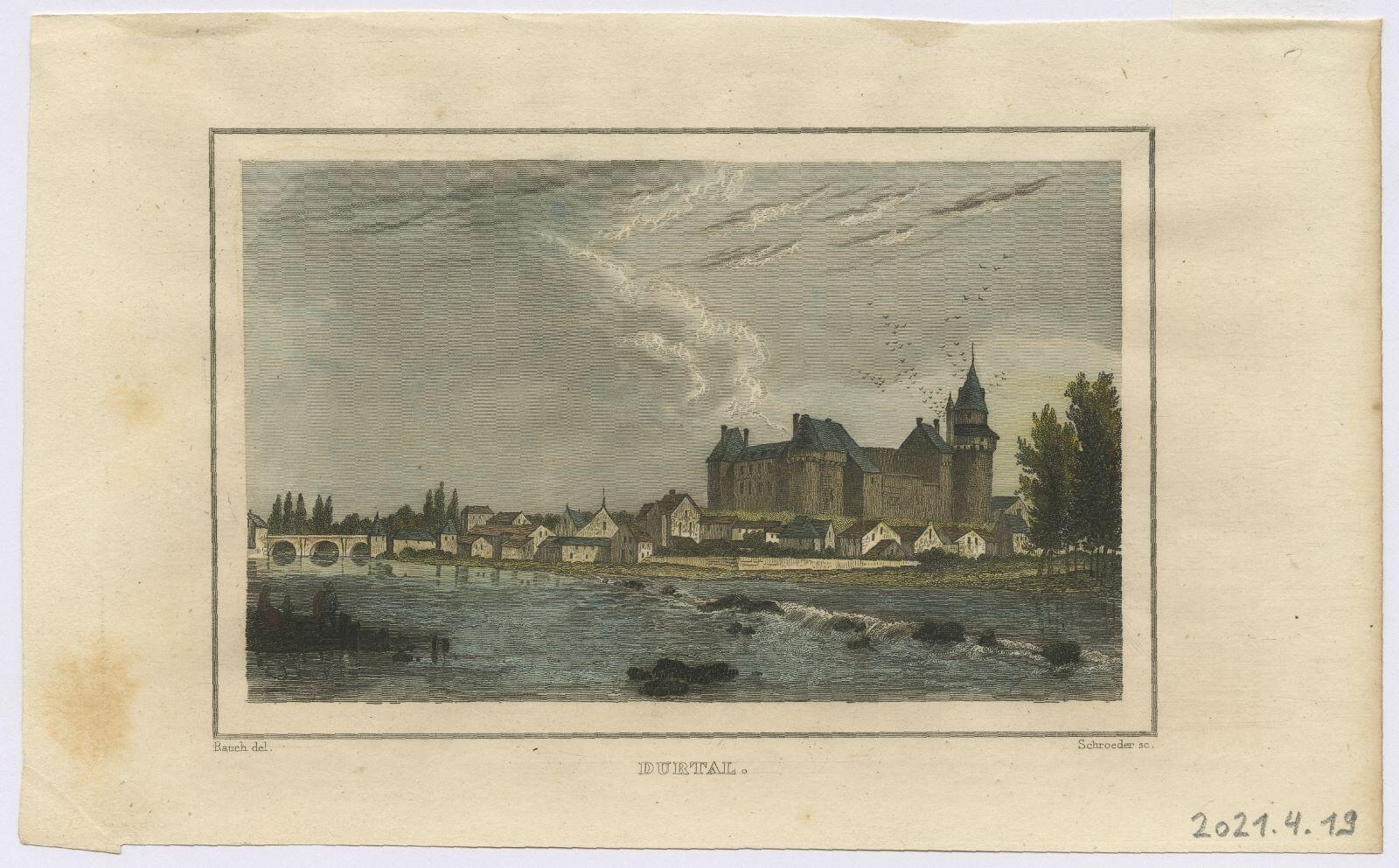 Durtal (titre inscrit), Charles Rauch, 1839 avant
