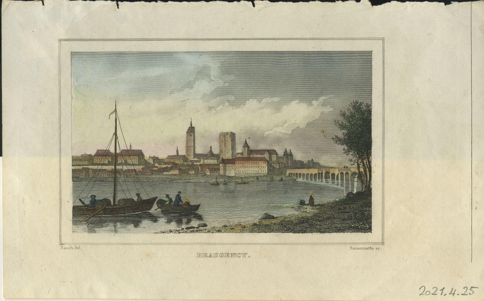 Beaugency (titre inscrit), Charles Rauch, 1839 avant