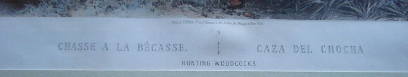 CHASSE A LA BÉCASSE (titre inscrit), Эжен Сисери, 1871