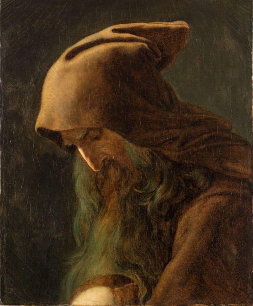 Etude pour le père Aubry, Anne-Louis Girodet