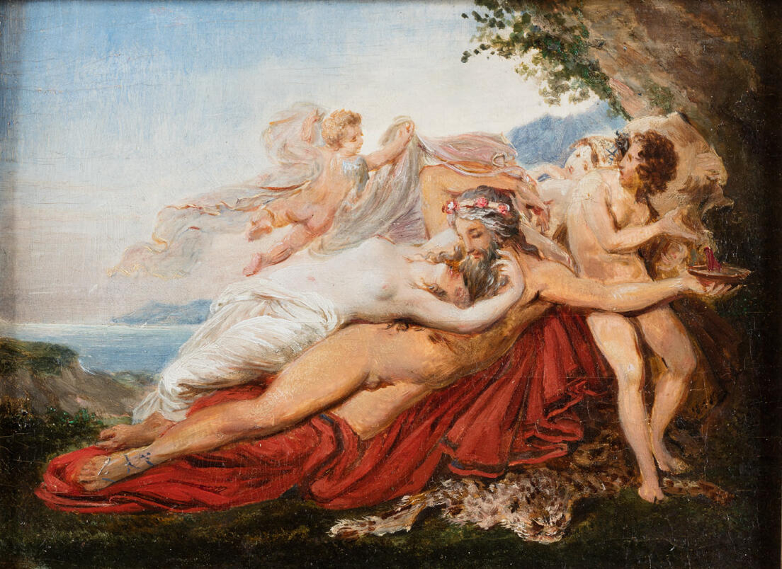 Anacréon, Ode XXIII, Contre l’Or, Anne-Louis Girodet, 19e siècle