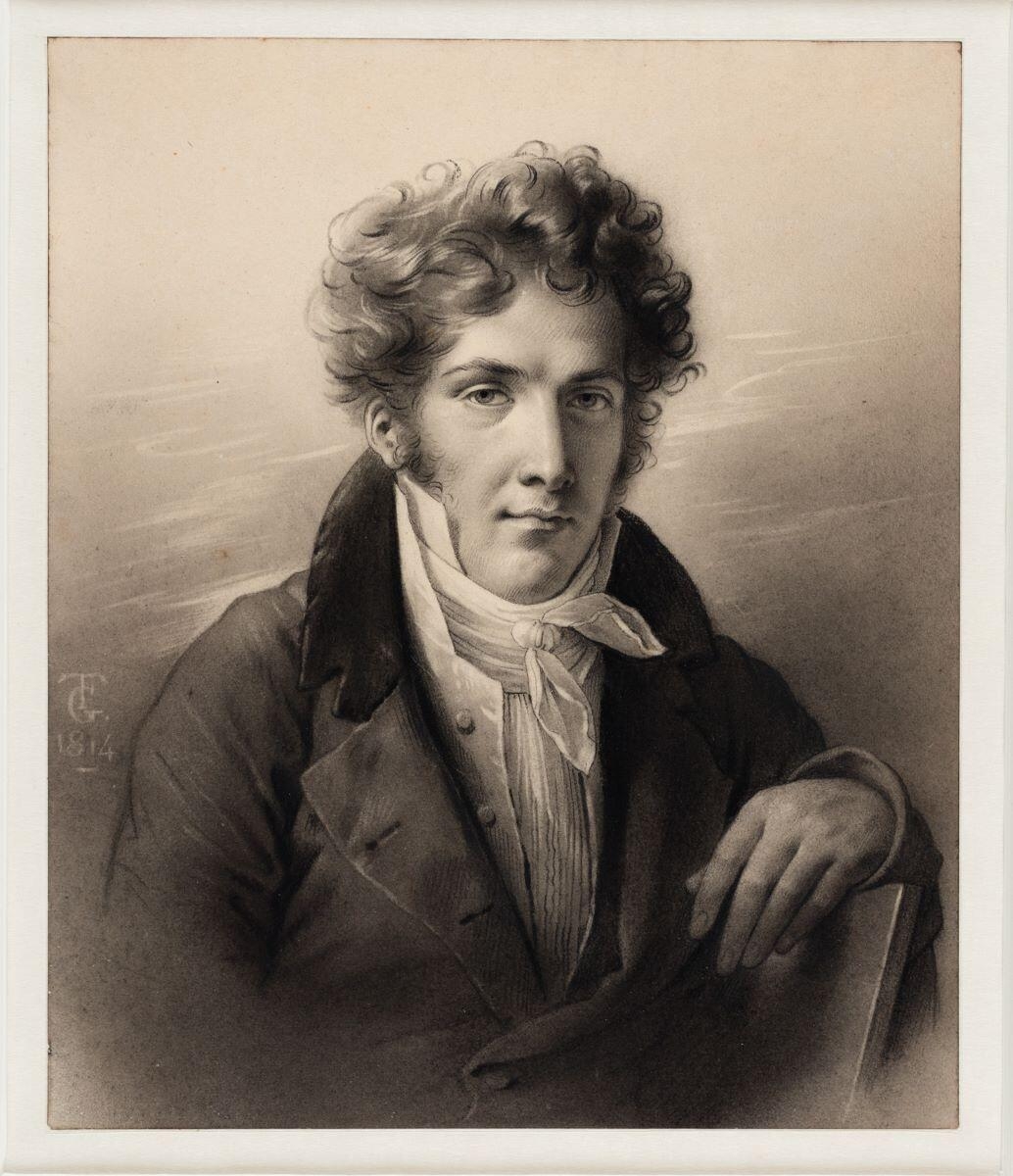 Portrait présumé d'Antoine Pannetier, Anne-Louis Girodet, 1814 de