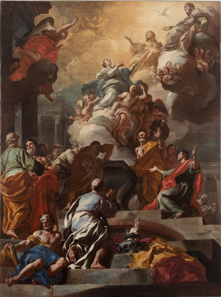 L'Assomption et le couronnement de la Vierge, Франческо Солимена