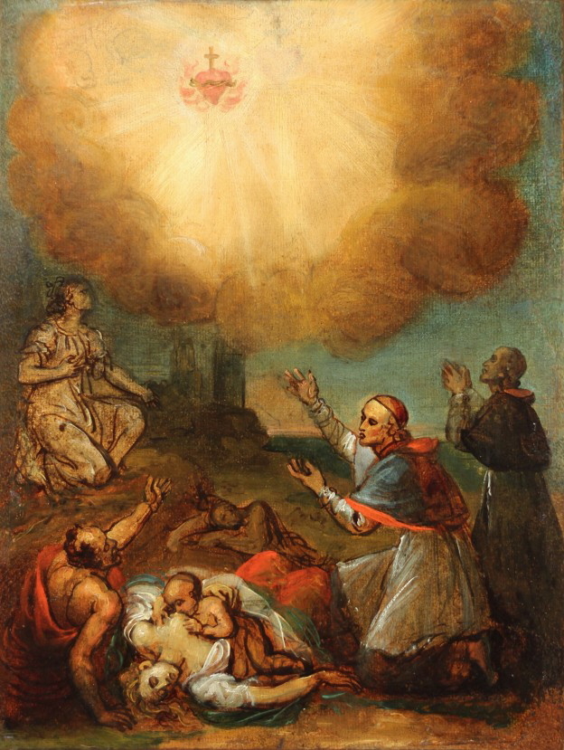 Monseigneur de Belsunce pendant la peste de Marseille — Франсуа Паскаль Симон Жерар