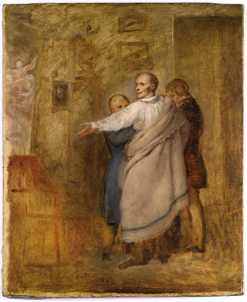 Les Adieux de Girodet à son atelier, Ary Scheffer, 1824-1825 vers