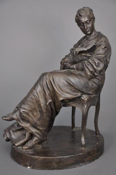 La Liseuse, Aimé Jules Dalou, 1876 vers