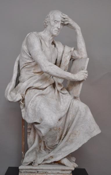 L'Etude ; La Méditation, Paul Dubois, 1878