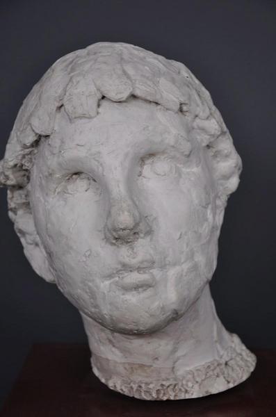 Tête de Jeanne d'Arc, Paul Dubois, 1895 avant