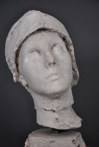 Tête de Jeanne d'Arc, Paul Dubois, 1895 avant