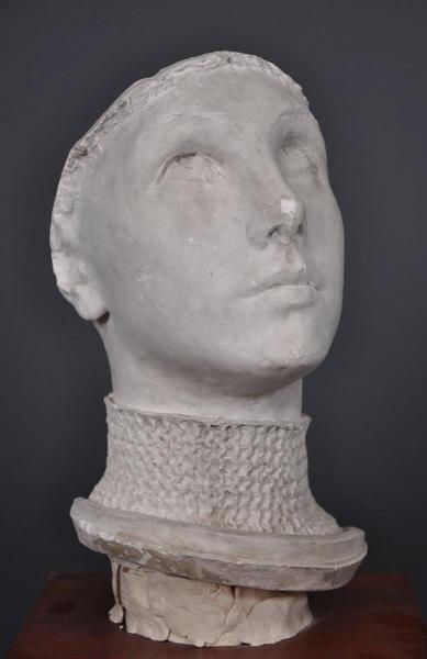 Tête de Jeanne d'Arc, Paul Dubois, 1895 avant