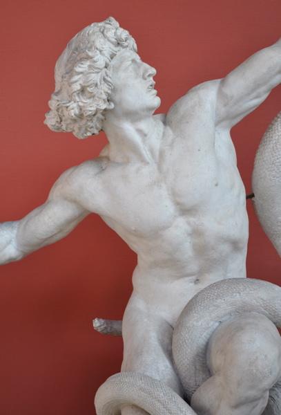 L'Age de pierre ; Homme combattant un serpent_4