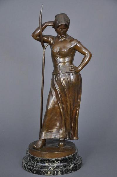 La Faneuse — Alfred Boucher