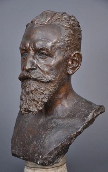Portrait d'Antonin Dubost, Alfred Boucher, 1909