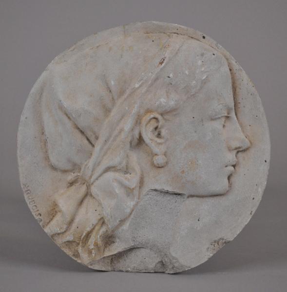 Jeune femme à la boucle d'oreille, Paul Dubois, 1859