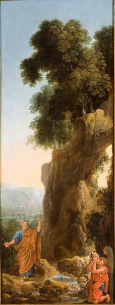 Moïse frappant le rocher_0