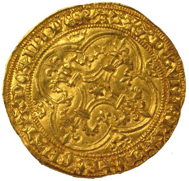 Ecu d'or à la couronne, Charles VI, Sainte-Menehould, 4ème édition_1