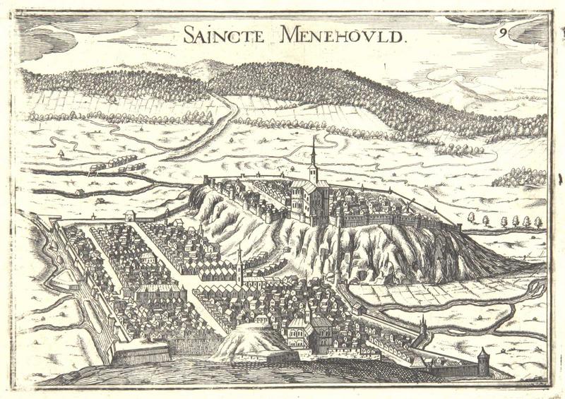 Vue cavalière de la Ville de Sainte-Menehould_0