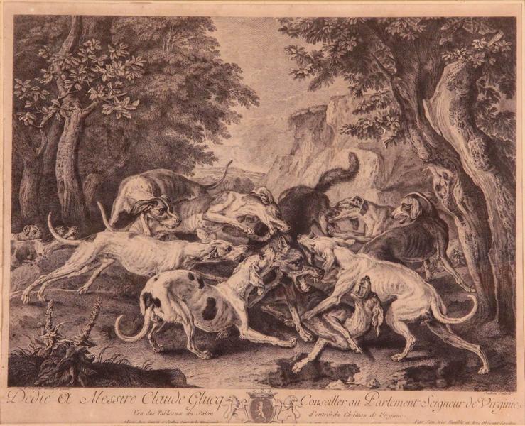 Chasse au loup, François Desportes, 18e siècle