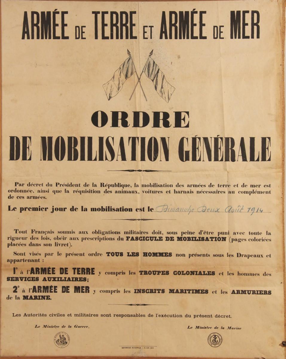 Ordre de mobilisation générale_0