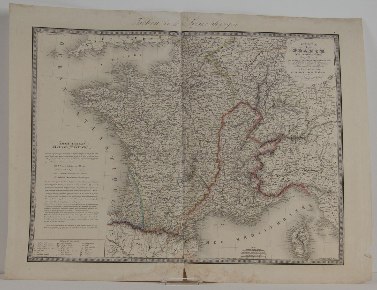 Tableau de la France physique_0