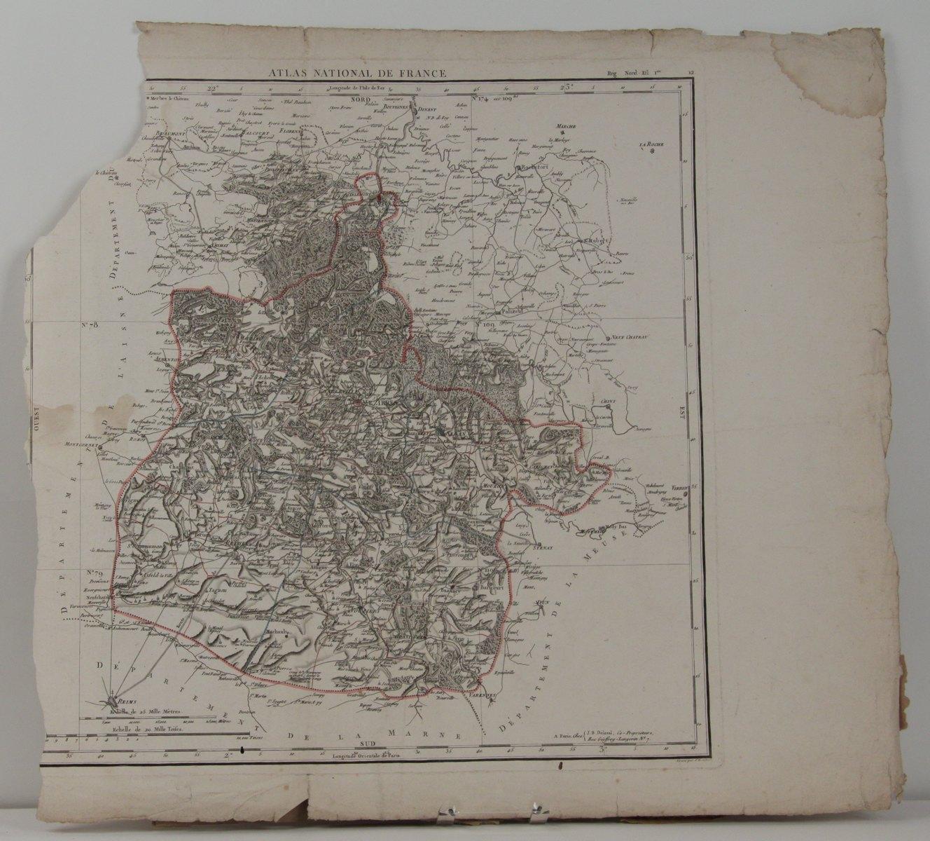 Atlas national de France, Jean Houdan, 2e moitié 18e siècle
