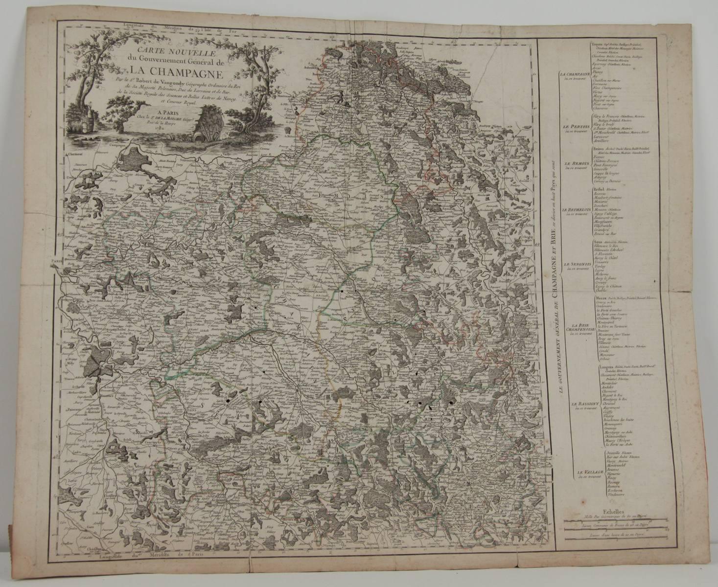 Carte nouvelle du gouvernement général de la Champagne_0