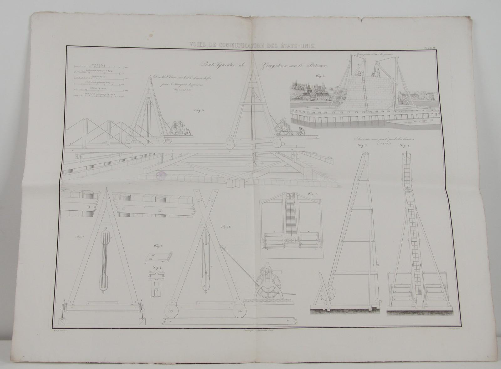 Voie de communication des Etats-Unis, Pont, aqueduc de Georgetown sur le Potomac_0
