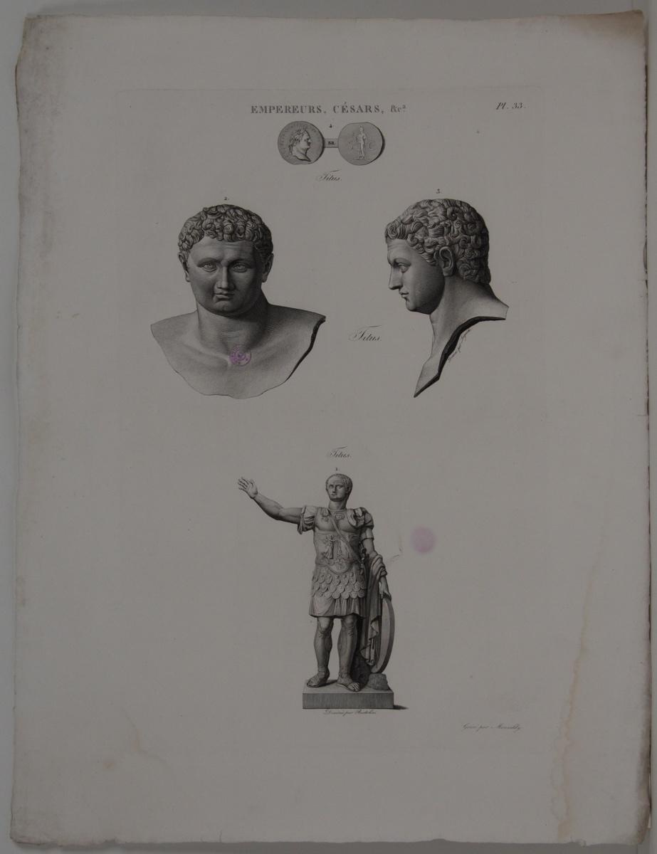 Planches de l'iconographie romaine (pl 33) : Empereurs, Césars, &Ca. : Titus_0