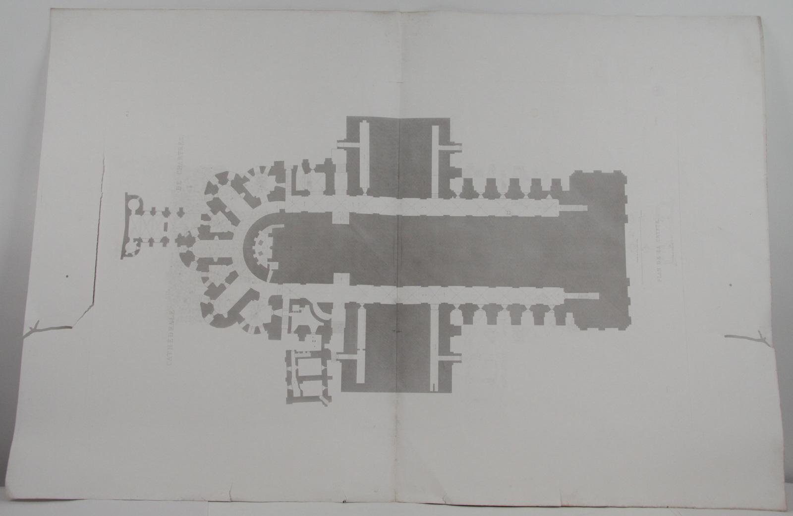 Cathédrale de Chartres, plan de la crypte_0