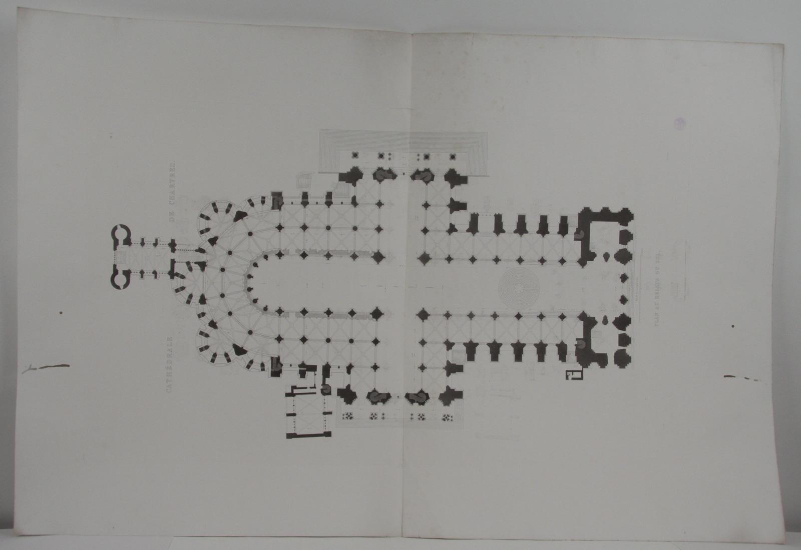 Cathédrale de Chartres, plan au dessus du sol_0