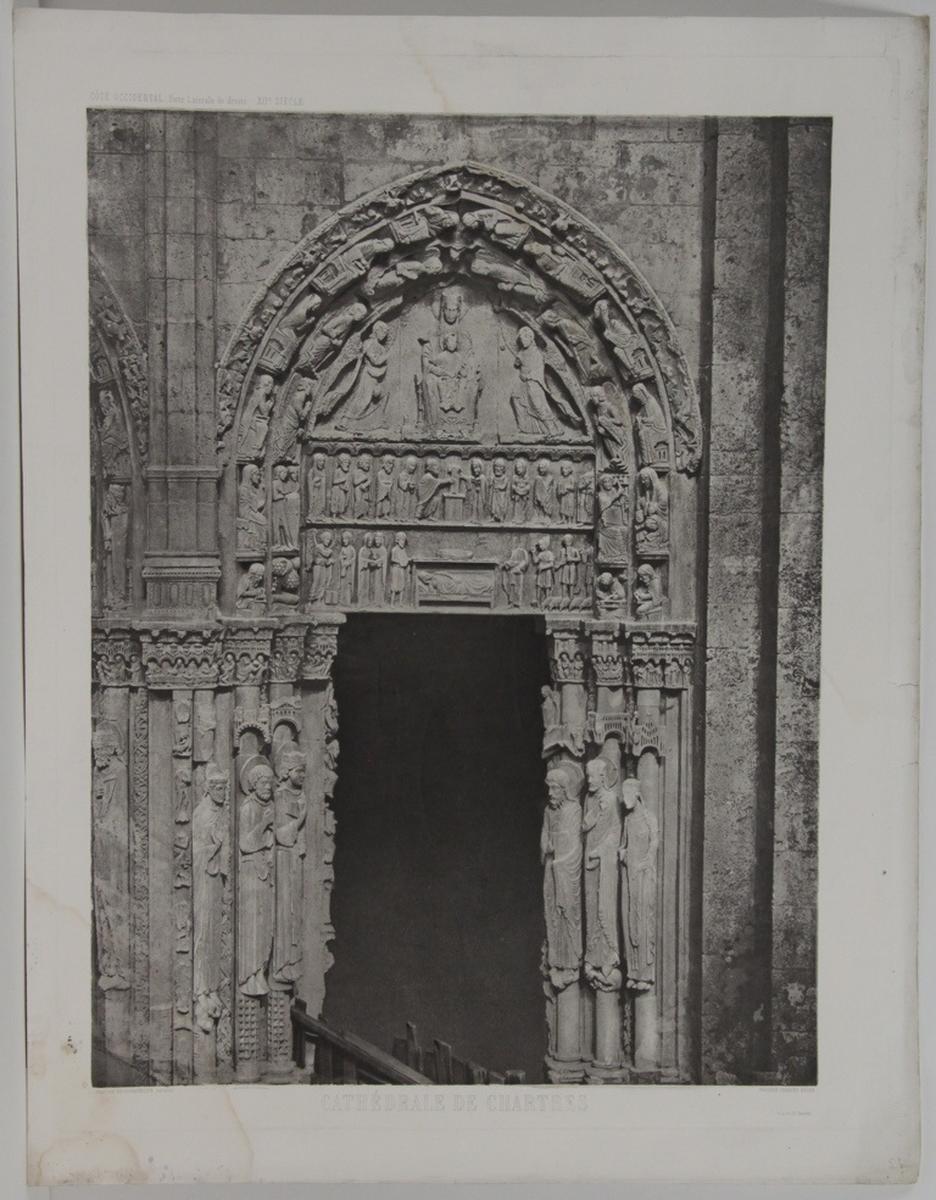 Cathédrale de Chartres, façade occidentale, porte latérale_0