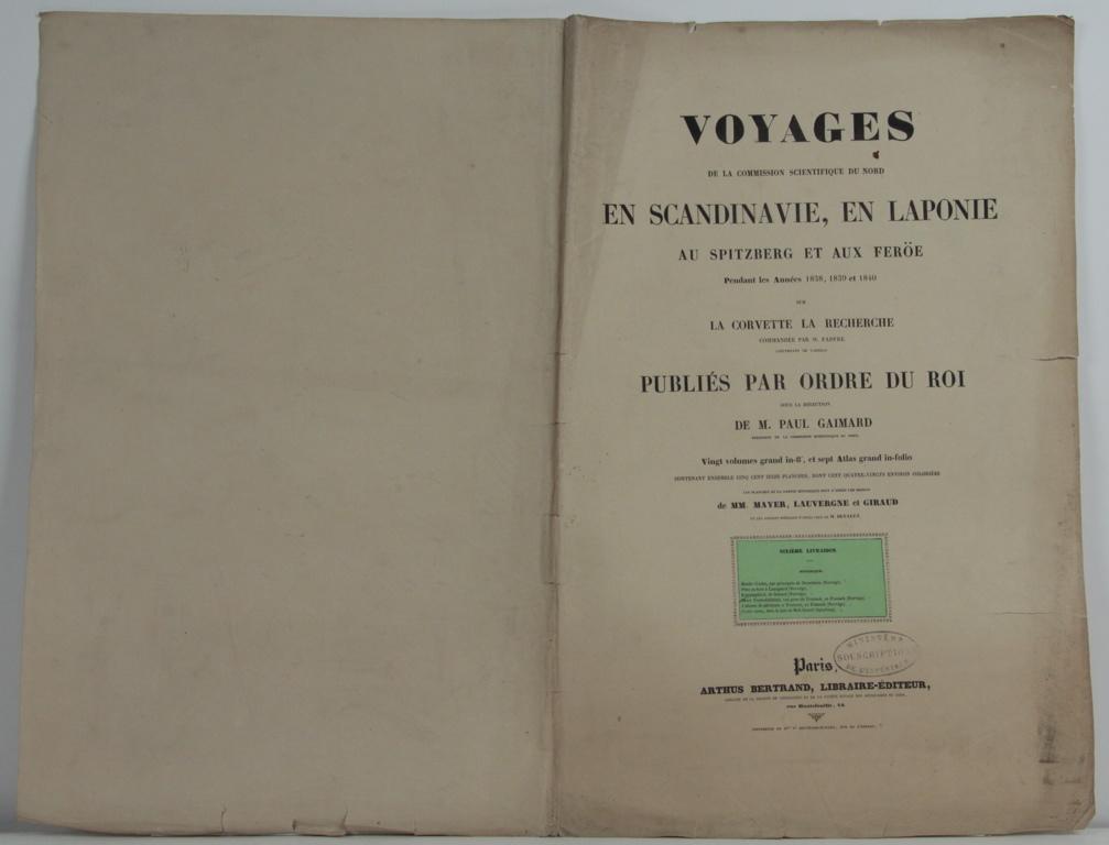 Voyages de la commission scientifique du nord en Scandinavie, en Laponie, au Spitzberg et aux Feröe, tome 6_0