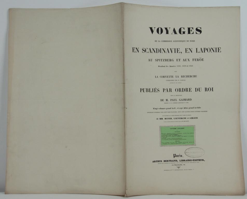 Voyages de la commission scientifique du nord en Scandinavie, en Laponie, au Spitzberg et aux Feröe, tome 7_0