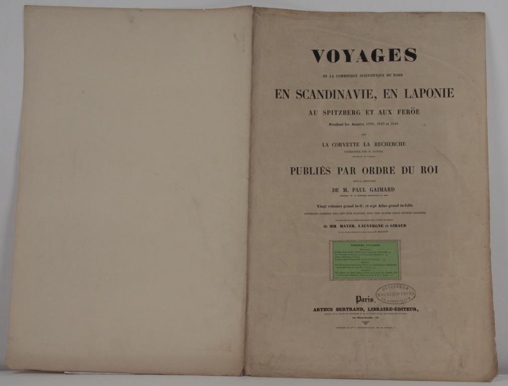 Voyages de la commission scientifique du nord en Scandinavie, en Laponie, au Spitzberg et aux Feröe, tome 13_0