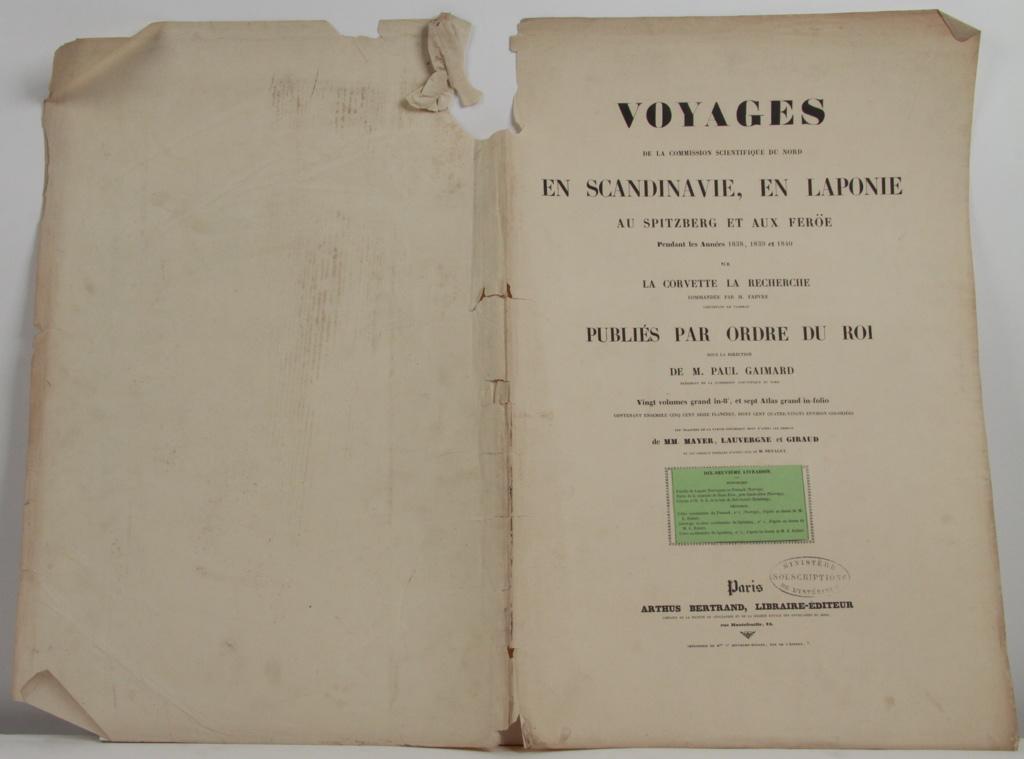 Voyages de la commission scientifique du nord en Scandinavie, en Laponie, au Spitzberg et aux Feröe, tome 19_0