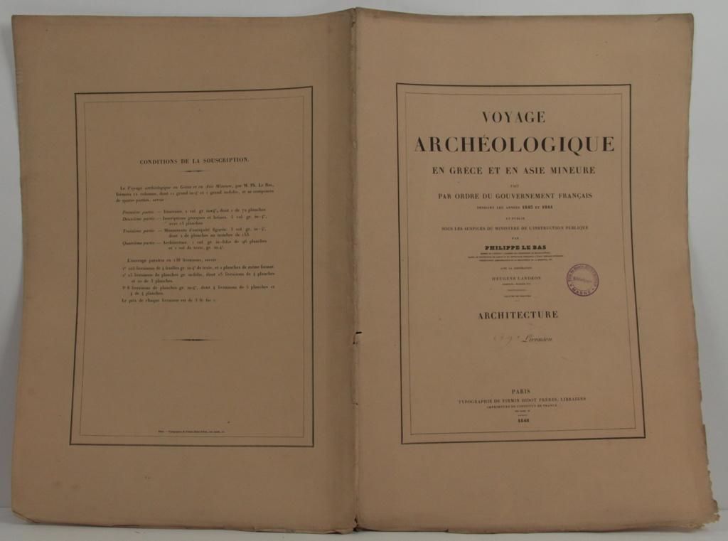 Voyage archéologique en Grèce et en Asie Mineure, 1848, 819e livraison_0