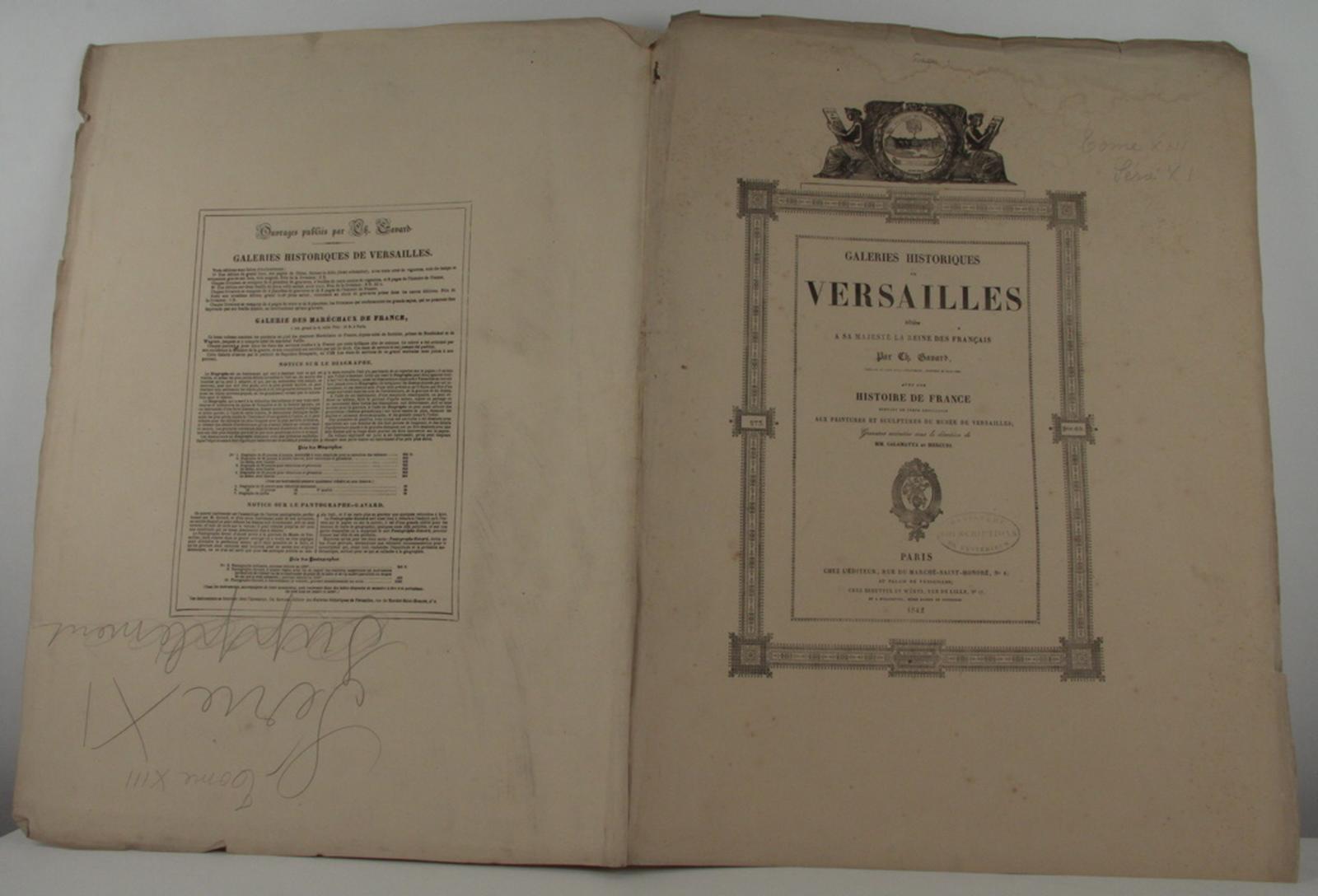 Galerie historique de Versailles, tome XIII, série XI, Karl Girardet, 1842