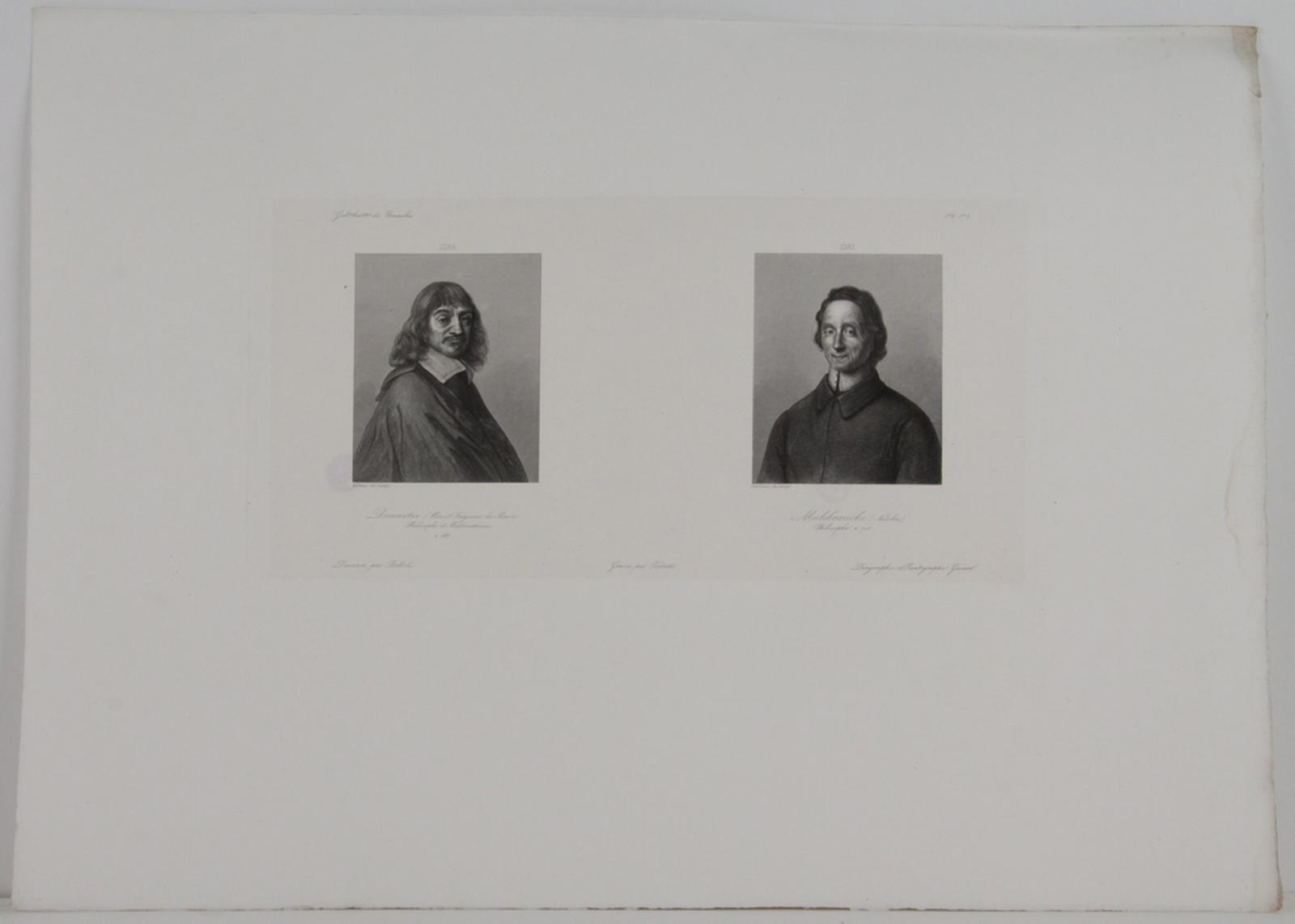 Galerie historique de Versailles, Portrait de René Descartes et de Nicolas Malebranche_0